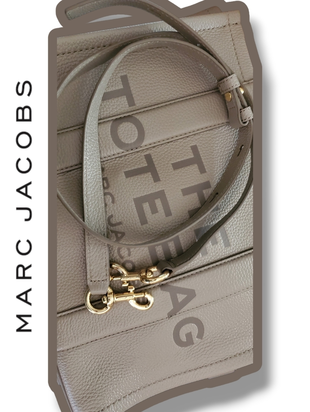 Marc Jacobs The Tote Bag in Taupe - Picture 10 of 17